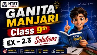 Class 9 Maths Ex 2.3 Solution 🔥 | Polynomials | Ganita Manjari | Class 9 Maths Ex 2.3 | 9th math