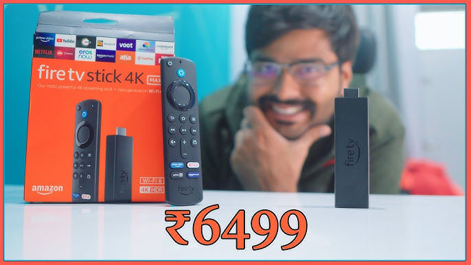 Fire TV Stick 4K Max streaming device, Alexa Voice Remote (includes  TV controls) Unboxing! 