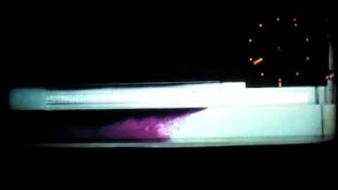 Video 2 -   Double diffusive gravity current