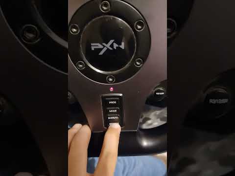 how to factory reset,lower, higher sensitivity in PXN V9 Steering wheel