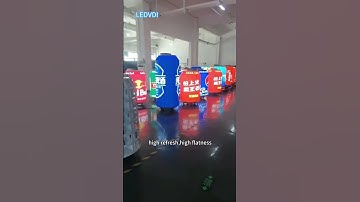 Beer Can shape LED screen #advertising #beer #branding #beverage #ledsignboard #marketingstrategy