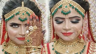 full coverage bridal makeup tutorial step by step in hindi (kryolan)