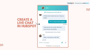 How-to create a live chat in HubSpot