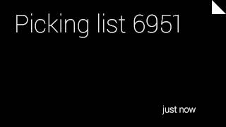 M3 picking lists in Google Glass