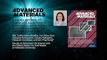 A Method to Fabricate Anisotropic Hydrogels with Perfectly Aligned Hierarchical Fibrous Structures