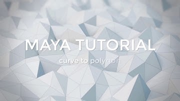 [MAYA] create polygon with curves