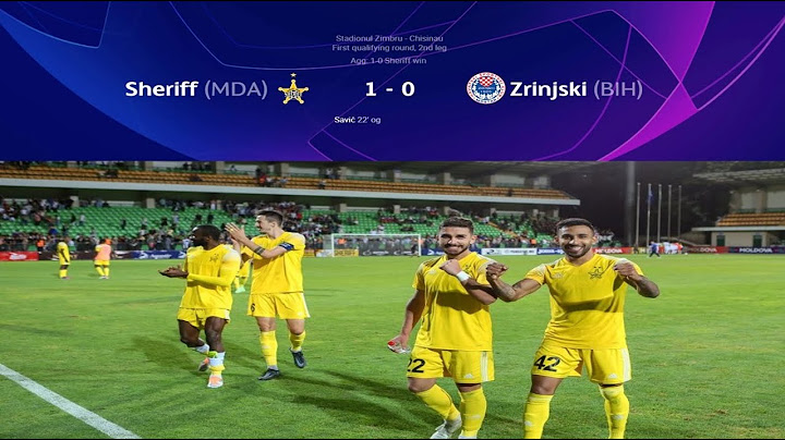 SHERIFF TIRASPOL 1-0 ZRINSJKI | HIGHLIGHTS | 12-07-2022