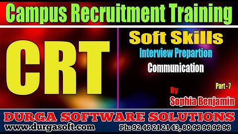 Soft skills Tutorials|| Interview Prepartion||Communication Part-7 by Sophia Benjamin
