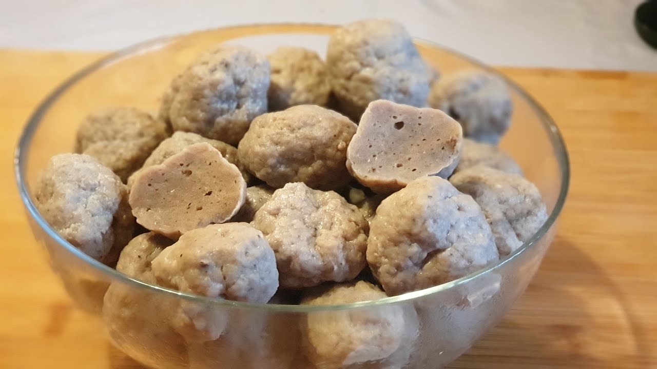 RECETTE de BOULETTES de VIANDES - MEATBALLS for PHO recipe -Ua QE NQAIJ noj #gaohmongcooking