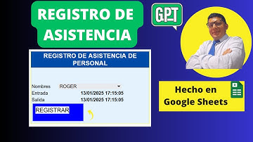 Paso a Paso: Crea un Registro de Asistencia en Google Sheets con ChatGPT GRATIS 🎯