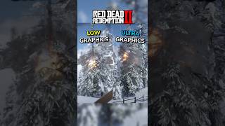 RDR2 Dinamite Arrow | Low VS Ultra #rdr2 #shorts #gaming #graphics #reddeadredemption2