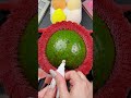 Satisfying makeup on Avocado #makeup