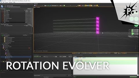 PopcornFX Tutorial - Rotation Evolver