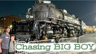 Epic Father/son Trip Across Kansas Chasing Big Boy... The Worlds Largest Operating Steam Locomotive