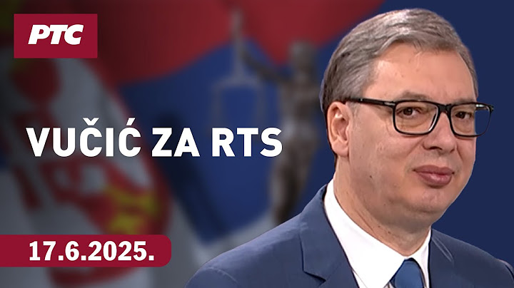 Vučić za RTS: Pucanje na prostorije SNS-a potez gubitnika, nema kontramitinga na Vidovdan u Beogradu