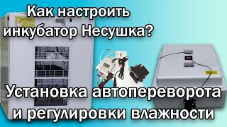 Инкубатор Несушка с регулировкой влажности. Установка устройства автопереворота.