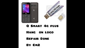QMobile Smart 4G Plus Hang on Logo or Pin Code Remove | Smart 4g Plus how to remove screen lock CM2