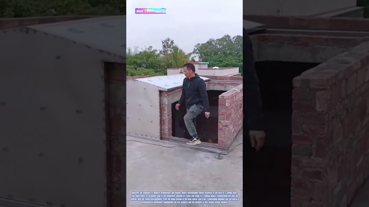 Innovative Roof Access: The Clever Rooftop Door