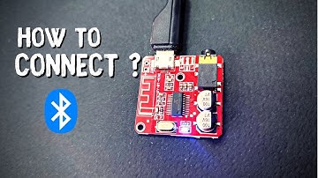 How to connect Bluetooth Module to your Phone - XY-BT mini module