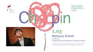 Mateusz Dubiel | Fryderyk Chopin 216th Birthday Concert In Żelazowa Wola