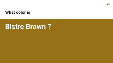 Bistre Brown color #967117 hex color - Brown color - Cool color 967117