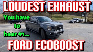 Top 5 LOUDEST EXHAUST Set Ups for Ford F150 ECOBOOST V6!