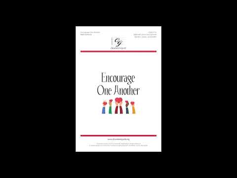 CGA1732 Encourage One Another - Mark Burrows