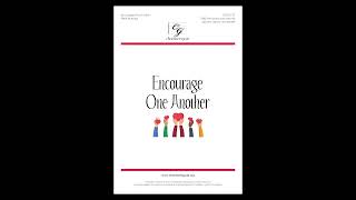 CGA1732 Encourage One Another - Mark Burrows
