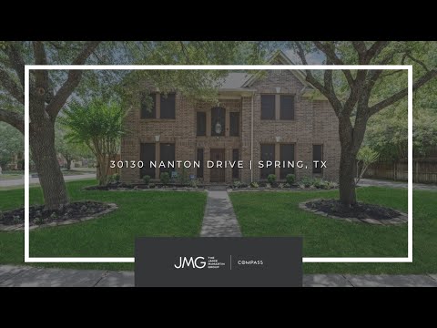 30130 Nanton Dr, Spring, TX home video tour