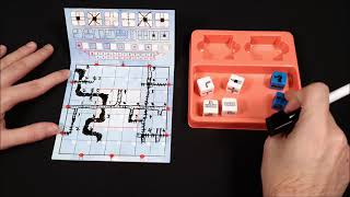 Board Game Playthrough EP308 - Railroad Ink - Deep Blue Edition