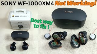 SONY WF-1000XM4 wireless Earbuds One side not working Best way to Fix