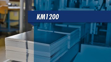KM1200 -  Fully automatic gluing of covers and inlays
