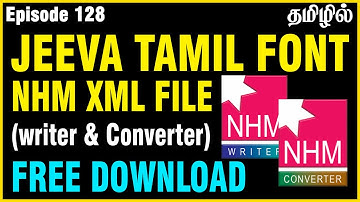 Jeeva Tamil Font NHM xml file keyboard | Jeeva Tamil font Tamil typing | Nhm Writer Tamil Tutorial