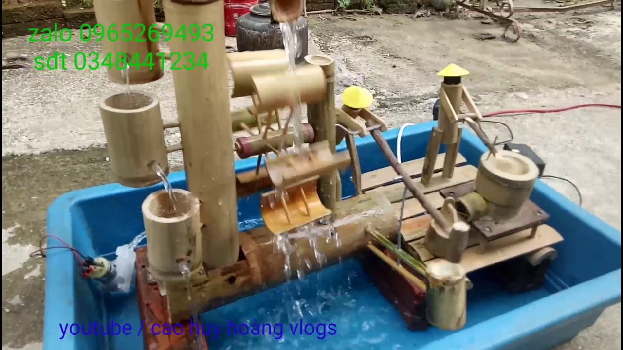 Tập 19 trả hàng bộ thác nước,guồng nước,người giã gạo,người xay lúa/ cao huy hoàng vlogs