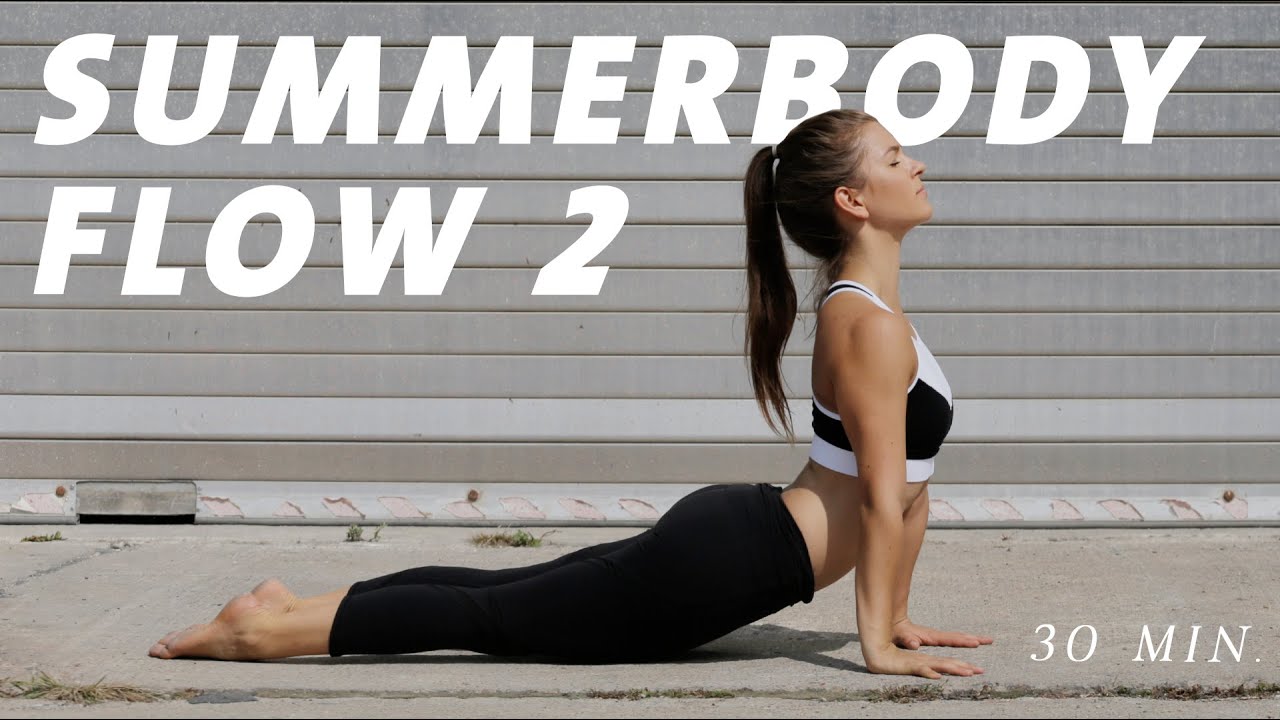 ⁣Summerbody Vinyasa Yoga Flow Teil 2 | Ganzkörperworkout für Bauch Beine Po Arme