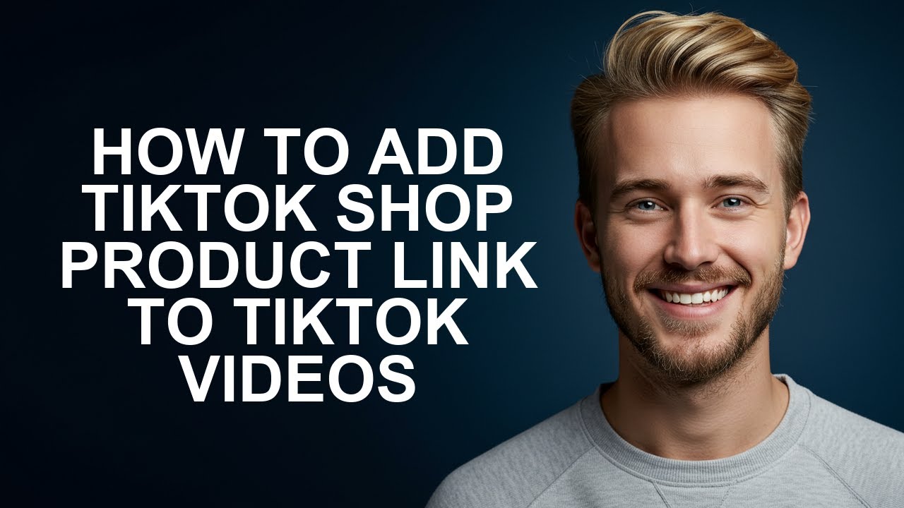 How To Add Tiktok Shop Product Link To Tiktok Videos