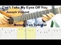 Can't Take My Eyes Off You Guitar Tutorial Melody Tab - Guitar Lessons for Beginners