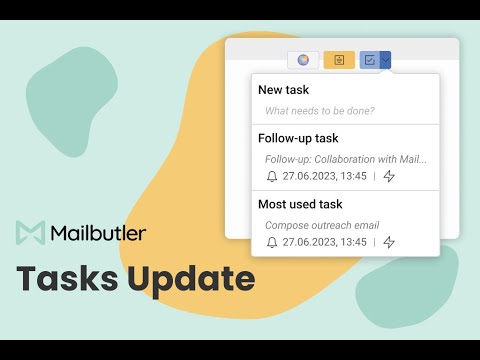 The New Mailbutler Tasks Update