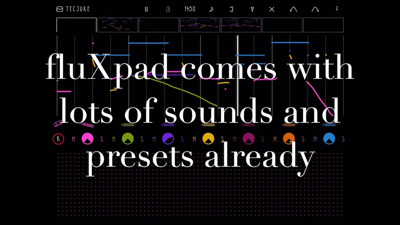 fluXpad version 1.0.7 demo presets