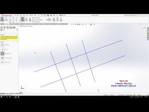 Tu hoc Solidworks 2017 -020 Lệnh Trim và Extend Trong Soldiworks