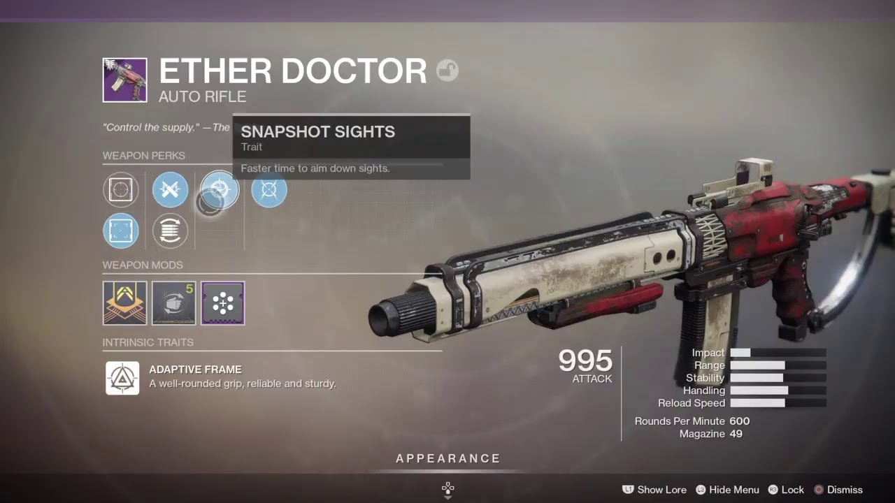 Destiny 2 Foregone Conclusion best auto-rifle PvP