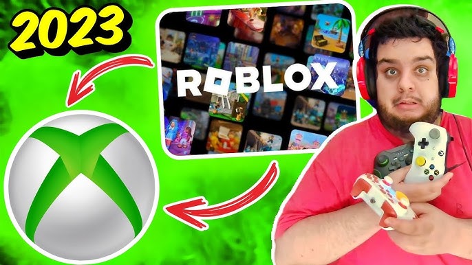 TESTANDO o ROBLOX no XBOX ONE S em 2023! (GamePlay Multiplayer