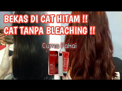  Cat  Rambut  Permanen Tanpa Bleaching dengan Felice  Hair 