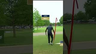 Tiger Woods with the Iconic Stinger, Like Old Times ⛳ #shorts #golf #tigerwoods #highlights #masters