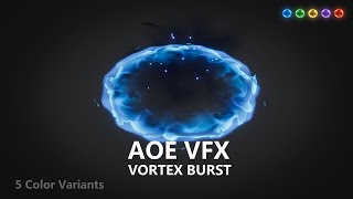 AOE VFX - Vortex Burst (UNITY)