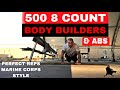 500 Marine Corps 8ct body builders and abs, perfect form