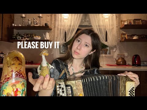 ASMR trying to Make you Buy Weird Stuff (soft spoken, tapping, silly) 🪆🪗