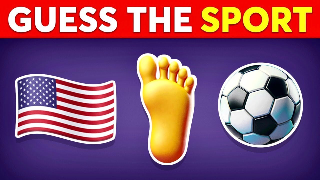 Guess the sports by emojij ⚽️🏈 || emoji quiz || quiz intractor