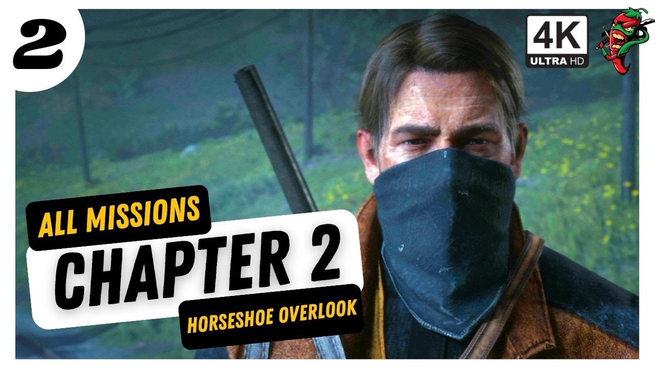 Red Dead Redemption 2 (2018) | CHAPTER 2 HORSESHOE OVERLOOK All Missions | 4K - YouTube