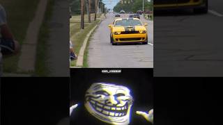 Dodge Burnout Troll Face Meme🗿 | #Shorts